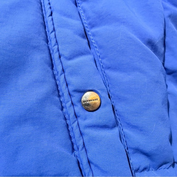 Burberry Kids Blue Puffer Jacket 3Y - Picture 8 of 10